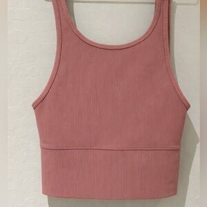 Lululemon Ribbed Pink Top